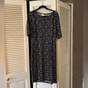 LuLaRoe print dress size XL